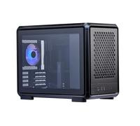 Cooler Master MasterFrame 400 Micro ATX PC Case, Premium Aluminum mATX Modular Chassis, 1x ARGB Fan, 390mm GPU Support, 360mm AIO Radiator, Dual Orientation, USB 3.2 Type-C, Black