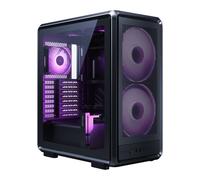 Cooler Master MasterFrame 500 MESH, Black, Mid Tower w/ TG Window, 3x SickleFlow