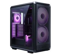 Cooler Master MasterFrame 500 MESH, Black, Mid Tower w/ TG Window, 3x SickleFlow