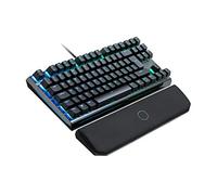 Cooler Master MasterKeys MK730 Mechanical Gaming Keyboard - RGB Floating Switches, Brushed-Aluminium Plate, Magnetic Wrist Rest - TKL UK Layout, Cherry MX Red