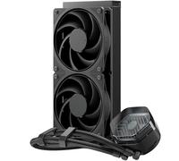 Cooler Master MasterLiquid 240 Atmos Stealth CPU Liquid Cooler - AIO Water Cooling System (TDP 280W), Dual Chamber Pump, Pre-Installed Mobius 120 Black Fans, LGA1851/1700 & AM5/AM4 Brackets