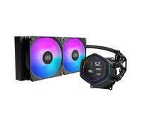 Cooler Master MasterLiquid Core Nex Digital 240 AIO CPU Cooler, Black, 2 x 120mm
