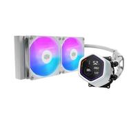 Cooler Master MasterLiquid Core Nex Digital 240 AIO CPU Cooler, White, 2 x 120mm