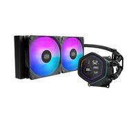 Cooler Master MasterLiquid Core Nex Digital 240 AIO CPU Cooler, Black, 2 x 120mm