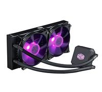 Cooler Master MasterLiquid LC240E RGB Close-Loop AIO CPU Liquid Cooler, 240mm Radiator, Dual Chamber RGB Pump, Dual MF120R RGB Fans, RGB Lighting for AMD Ryzen/Intel LGA1200/1151