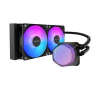 Cooler Master MasterLiquid ML240 Illusion CPU Liquid Cooler - AIO Water Cooling System, 3rd Gen Pump, 2 x 120mm ARGB Halo Fans, 240mm Radiator, ARGB Controller Included - AMD and Intel Compatible