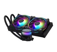 Cooler Master MasterLiquid ML240 Illusion CPU Liquid Cooler - AIO Water Cooling System, 3rd Gen Pump, 2 x 120mm ARGB Halo Fans, 240mm Radiator, ARGB Controller Included - AMD and Intel Compatible