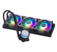 Cooler Master MasterLiquid ML360 Illusion CPU Liquid Cooler - AIO Water Cooling System, 3rd Gen Pump, 3 x 120mm ARGB Halo Fans, 360mm Radiator, ARGB Controller Included - AMD and Intel Compatible