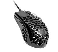 Cooler Master MM710 Glossy Black Gaming Mouse with Lightweight Honeycomb Shell, Ultraweave Cable, 16000 DPI Optical Sensor