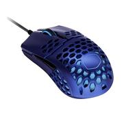 Cooler Master MM711 Blue Steel Limited Edition Gaming Mouse with Lightweight Honeycomb Shell, Ultraweave Cable, 16000 DPI Optical Sensor, and RGB Accents
