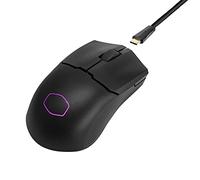 Cooler Master MM712 RGB-LED Ultralight 59g Hybrid Wireless Gaming Mouse - 19K DPI PAW3370 Optical Sensor, 70 Million Click Optical Switches, On-The-Fly System, MasterPlus+ (38K DPI, PC only) - Black