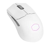 Cooler Master MM712 Wireless Gaming Mouse White with Adjustable 19,000 DPI, 2.4GHz and Bluetooth, Ultraweave Cable, PTFE Feet, RGB Lighting and MasterPlus+ Software
