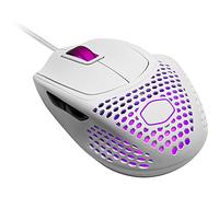Cooler Master MM720 Matte White Lightweight Gaming Mouse with Ultraweave Cable, 16000 DPI Optical Sensor, RGB and Unique Claw Grip Shape