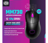 Cooler Master MM730 Ultra Light Optical Wired RGB Gaming Mouse - Black