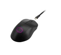 Cooler Master MM731 Black Gaming Mouse with Adjustable 19,000 DPI, 2.4GHz and Bluetooth Wireless, PTFE Feet, RGB Lighting and MasterPlus+ Software