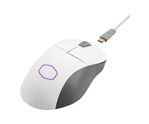 Cooler Master MM731 Wireless Gaming Mouse White, Adjustable 19,000 DPI, Palm|Claw Grip, 2.4GHz|Bluetooth, PixArt Optical Sensor, Ultraweave Cable, PTFE Feet, RGB Lighting (MM-731-WWOH1)