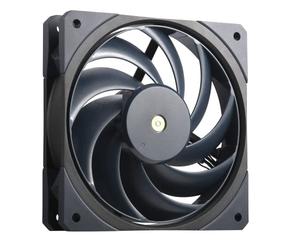 Cooler Master Mobius 120 OC High Performance Interconnecting Ring Blade Fan, PWM Fan Speed Toggle, Metal Motor Hub, Double Ball Bearing for PC Case, Liquid and Air Cooler (MFZ-M2NN-32NPK-R1), Black