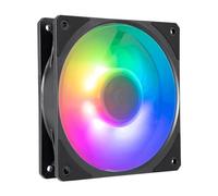 Cooler Master Mobius 120P ARGB Radiator Fan - Ring Blade Design (PWM), Ultra-Durable Loop Dynamic Bearing (max. 75.2 CFM, 3.63 mmH2O, 30 dBA), Chamfered Air-Focus Frame - Addressable Gen 2 RGB