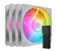 Cooler Master Mobius 120P ARGB White Edition 3-Pack Fan Kit