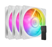 Cooler Master Mobius 120P ARGB White Edition 3-Pack Fan Kit