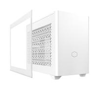 Cooler Master NR200P V2 White Mini-ITX 18L PC Case, Top-Mount 240mm|280mm Liquid Cooler, 356mm Vertical Mounting 3.5-Slot GPU, Tempered |Vented Panel, USB 3.2 Gen 2x2 Type C (NR200PV2-WCNN-S00)