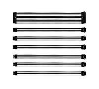 Cooler Master PVC PSU Extension Cable Kit - 16AWG with 3-Layer PVC Sleeving, ATX Compatible with Universal Connectors, 30 cm in Length, Supports High-End CPU & GPU System Power Supply Inputs - Black