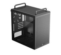 Cooler Master QUBE 340 Micro-ATX PC Case, High Airflow, Tempered Glass | 366mm Graphics Card Support, 240mm AIO Support, Micro-ATX Motherboard, Magnetic Dust Filters, Customizable Modular I/O Panel