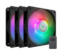 Cooler Master SickleFlow 120 V2 ARGB 3in1 Square Frame Fan, ARGB 3-Pin Customizable LEDS, Air Balance Curve Blade, Sealed Bearing, 120mm PWM Control for Computer Case & Liquid Radiator
