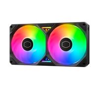 Cooler Master SickleFlow Edge 240 Single-Frame aRGB PC Case|Liquid Cooler Fan, 240mm, Convenient Single Modular Cable, PWM 2,050 RPM, Air Balance Blades, Loop Dynamic Bearing, aRGB Lighting