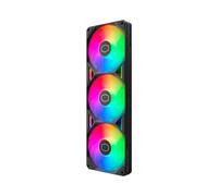 Cooler Master SickleFlow Edge 360 ARGB - 360mm Triple-Fan Monoframe (PWM), High Airflow (190 CFM) & Static Pressure (3.54mmH2O), ARGB Gen 2 Lighting, Easy Installation - Black