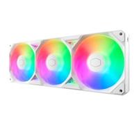 Cooler Master SickleFlow Edge 360 ARGB - 360mm Triple-Fan Monoframe (PWM), High Airflow (190 CFM) & Static Pressure (3.54mmH2O), ARGB Gen 2 Lighting, Easy Installation - White