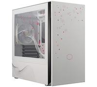 Cooler Master Silencio S400 Sakura Limited Edition PC Case - Mini-Tower with Sound Dampening, 1 x ARGB Rear Fan & PWM Hub, Micro-ATX & Mini-ITX MB Support, Tempered Glass Panel, Reversible Front Door