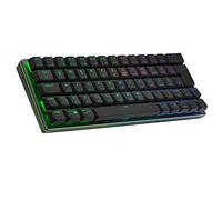 Cooler Master SK622 Gaming Keyboard, 60% Configuration, Low Profile Mechanical Switches, RGB Lighting, Bluetooth & Wired Connection, Apple/PC/Smartphone Compatible - DE Layout