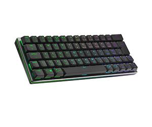 Cooler Master SK622 Gaming Keyboard, 60% Configuration, Low Profile Mechanical Switches, RGB Lighting, Bluetooth & Wired Connection, Apple/PC/Smartphone Compatible - UK Layout