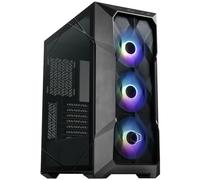 Cooler Master TD500 Mesh High Airflow ATX Mid-Tower Case, 4 CF120 ARGB Fans Included, Polygonal Mesh Front Panel, Tempered Glass, 360mm Radiator Support, RTX 5090 & RX 9070 XT Compatible