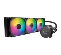 Cooler Master USA Liquid 360L Core 360mm Close-Loop AIO Liquid Cooler, ARGB Sync, Gen S Coldplate Pump, 120mm PWM, CryoFuze 14W/mK, AMD Ryzen AM5/AM4, Intel LGA 1700/1200 (MLW-D36M-A18PZ-R1), Black