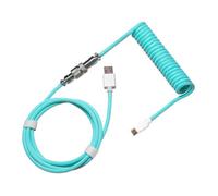 Cooler Master USB-C to USB-A Coiled Cable - Pastel Cyan