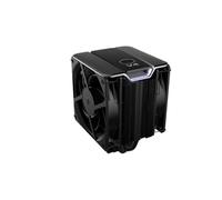 Cooler Master V4 Alpha 3DHP Black CPU Cooler - Dual Tower | Dual Mobius 120 Fans | Support Latest LGA1851, LGA1700, AM5, AM4 Socket | 3DHP Technology | 2 x 3DHP Heat Sink | Black