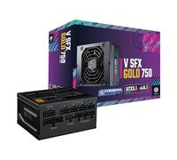 Cooler Master V750 SFX Gold Full Modular, 750W, 80+ Gold Efficiency, ATX Bracket Included, Quiet FDB Fan, SFX Form Factor, 10 Year Warranty
