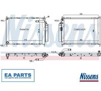 NISSENS 68747 Cooler Module