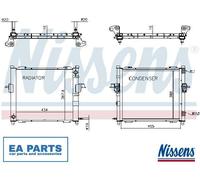 Cooler Module for RENAULT TWINGO NISSENS 637635