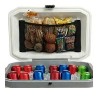 Cooler Net for Dry Storage & Organization - Compatible with YETI, Ninja, Igloo, Coleman Hard Coolers - Ideal for Camping, Hiking, Fishing (M-13.1 * 8.1inch)