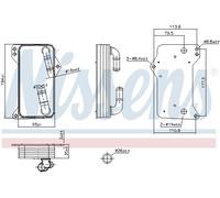 Cooler NISSENS 91505 for AUDI CUPRA FORD SEAT SKODA