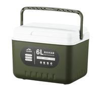 Cooler - Portable Cooler, 5.4 Quart High Performance Ice Box, Powerful Personal Cooler, Ice Box with High Capacity for Travel, Camping, Fishing, Swimming