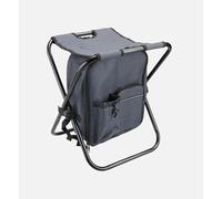 Cooler rucksack stool Grey