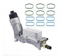 Cooler Seal Replacement 68105583AF Aluminum Oil Filter Adapter Housing Oil Cooler Fit For Chrysler Dodge Jeep Ram Cherokee 5184294AE