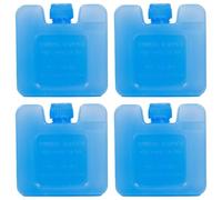 Cooler Shock Ice Packs, Portable Blue Ice Blocks for Cooler for Keeping Food Beverages 4Pcs 2.8x2.8x1.2"Reusable Blocks For, Blue Packs For Coolers