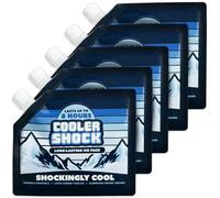Cooler Shock Reusable Ice Packs for Cooler (6.5"x7.5") - Long Lasting Cold Freezer Packs for Coolers, Lunch Boxes - for Camping Gear, Fishing, Road Trips, Beach Must Haves