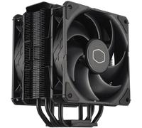 Cooler Master Hyper 212 Black X Duo CPU Air Cooler - Dual SickleFlow 120 Edge Fans, Aluminium Finish, 4 Compact Continuous Direct Contact Heat Pipes, LGA 1200/1700 & AM4/AM5 Socket Supported - Black