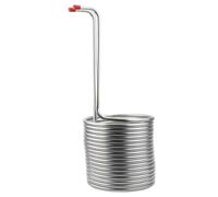 Coolers, Chiller, 15M 9.52mm Immersion Wort Chiller, Stainless Steel Cooling Coil for Beer Home Brewing Super Efficient Wort Cooler